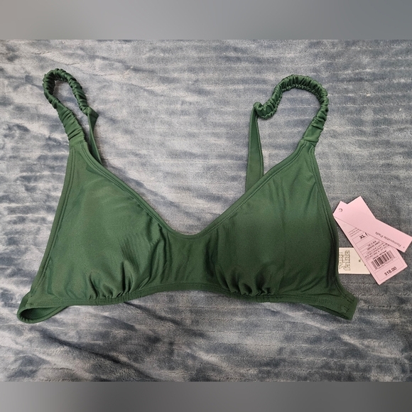 wild fable Other - NWT! Wild Fable Dark Green Bikini Top!